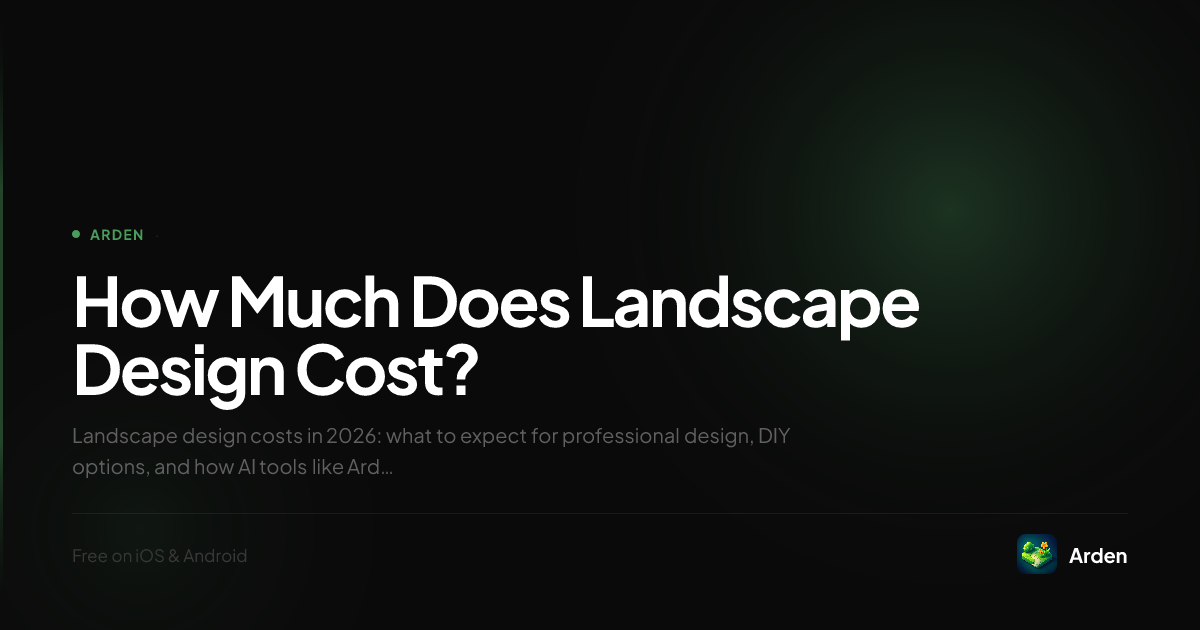 How Much Does Landscape Design Cost in 2026?