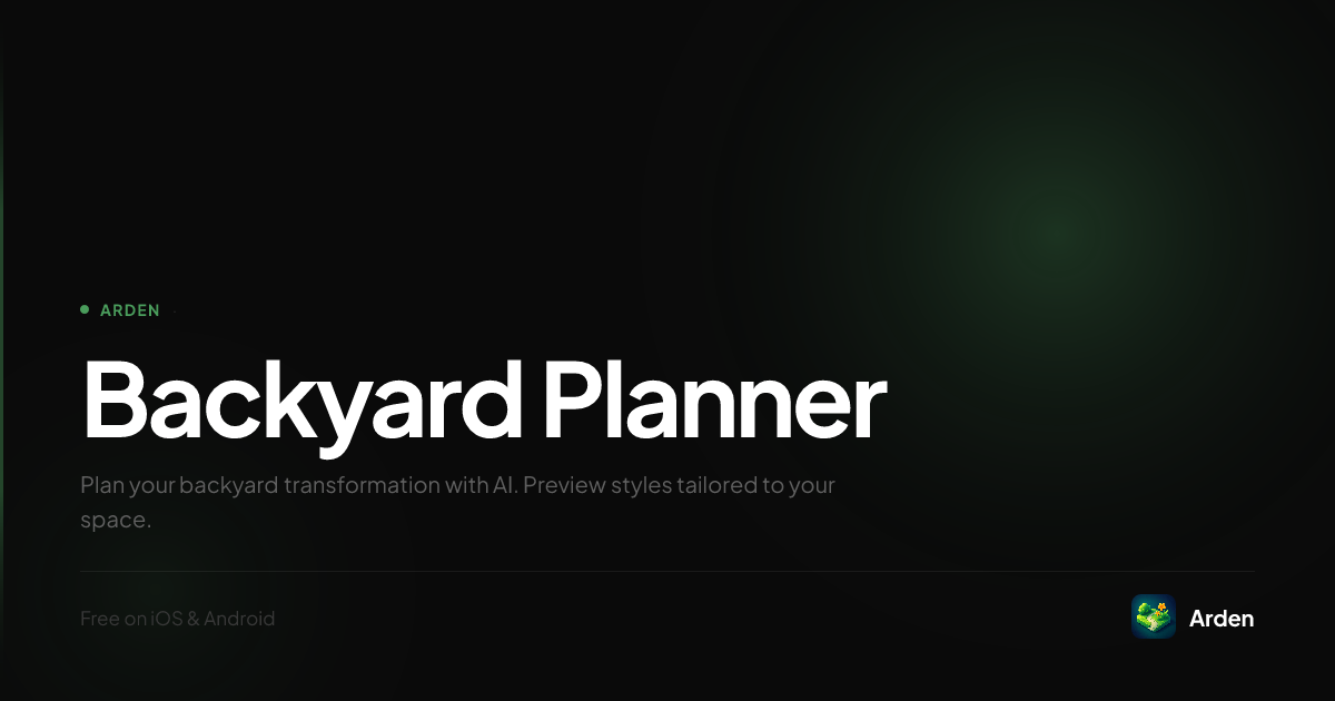 Backyard Planner - Plan Your Backyard Design | Arden