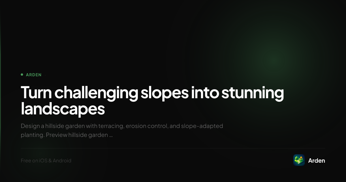 Hillside Garden — Garden Design Ideas | Arden